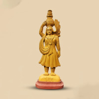 Wood Carving Bengal Lady