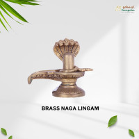 Brass Naga Lingam