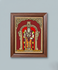 Glass Painting Murugan