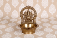 Brass 4.5 Inch Ganesh Lamp