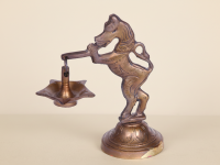 Brass 4.5 Inch Yali Hanging Lamp