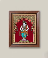 Glass Painting Vittobha Krishnan