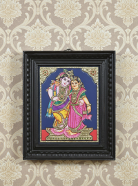 Thanjavur Painting Radha Krishna