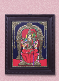 Thanjavur Painting 15X12 Inch Kamatchi