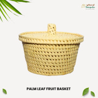 Palm Leaf Fruit Basket