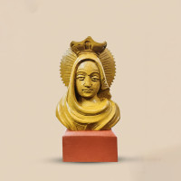 Wood Craving Mary Burst