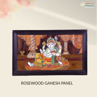 Rosewood  Panel Ganesh