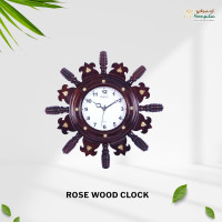 Rose wood Clock