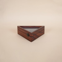 Saharanpur Wood Spices Box Triangle Shape