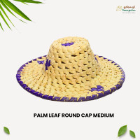 Palm leaf Round Cap Medium