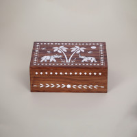 Saharanpur Wood Inlaid Jewellery Box