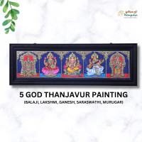 Thanjavur Painting Balaji, Saraswathi, Ganesh, lakshmi,Murugan