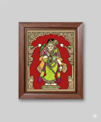 Glass Painting Meenakshi