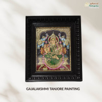 Gajalakshmi Thanjavur Painting