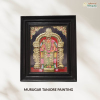 Murugar Thanjavur Painting
