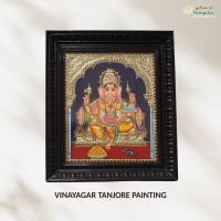 Vinayagar Tanjore Painting