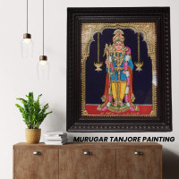 Murugan Thanjavur Painting