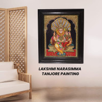 Lakshmi Narasimma Thanjavur Painting