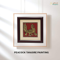 Peacock Thanjavur Painting