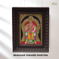 Murugar Thanjavur Painting