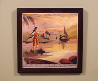 Rosewood Village Scenary  panel