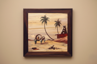 Rosewood Village Scenary  panel