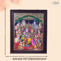 Thanjavur Painting Ramar Pattabishekham