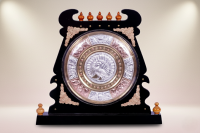 9 Inch Art Plate with Temple Stand