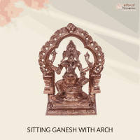 Sitting Ganesh with Arch