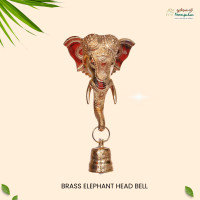 Brass Elephant Head Bell