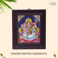 Thanjavur Painting Saraswathi
