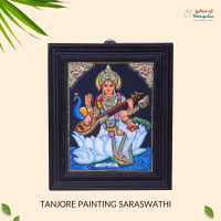 Thanjavur Painting Saraswathi