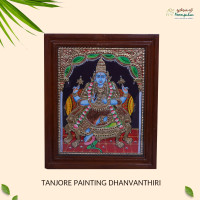 Thanjavur Painting Dhanvanthiri