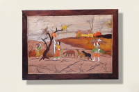 Rosewood Village Scenary  panel