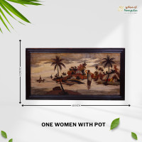 Rosewood Panel one women with pot