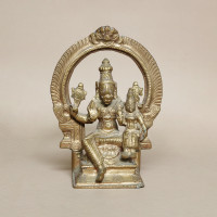 Bronze 6 Inch Lakshmi Varagar