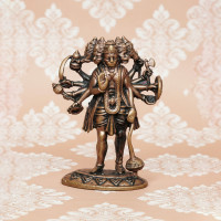 Bronze 2 Inch Five Face Hanuman