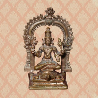 Bronze 5 Inch Vishnu With Tortoise