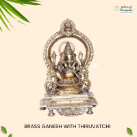 Brass Ganesh with Thiruvachi