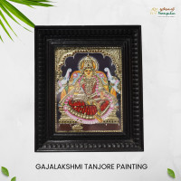 Gajalakshmi Thanjavur Painting
