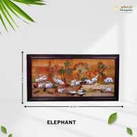 Rosewood Panel Elephant