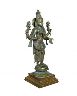 Bronze Standing Lakshmi 18 inch