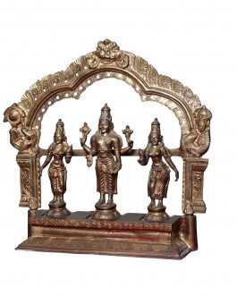 Bronze Perumal set with Thiruvatchi