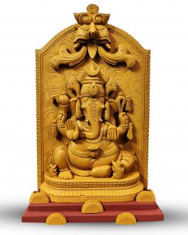 Wood Carving Ganesh